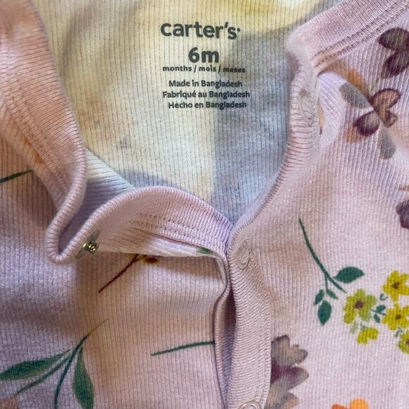 Baby Girl 6 Months Bundle 8pc Disney & Carters Minnie Mouse & Floral Outfits - Picture 8 of 10